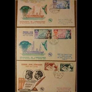 1953 Monaco First Day Cover Cachets